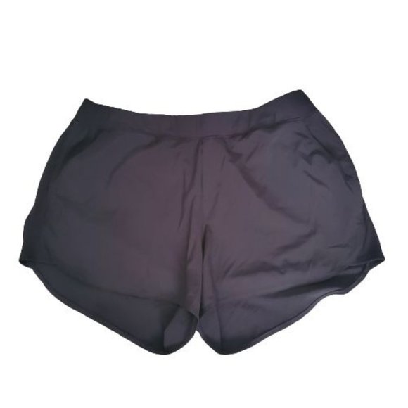 Member's Mark Women's Active Woven Rib Running Shorts Black Size XXL - Picture 3 of 12